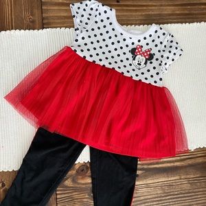 ❤️ Minnie Mouse Tunic and Leggings ❤️